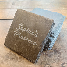 Load image into Gallery viewer, Prosecco Slate Coasters
