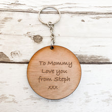 Load image into Gallery viewer, Mommy Love You Keyring
