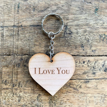 Load image into Gallery viewer, I Love You Heart Keyring
