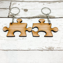 Load image into Gallery viewer, Jigsaw Keyrings Set of Best Friends Mother Daughter

