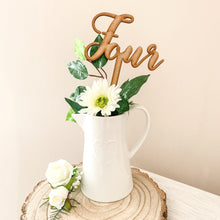 Load image into Gallery viewer, Table Numbers 1 - 20 Table Decorations
