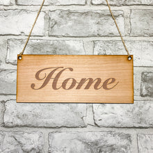 Load image into Gallery viewer, Wooden Home Sign
