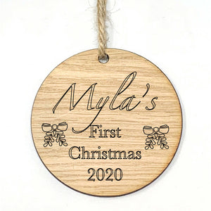 Baby First Christmas Bauble