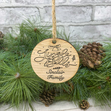 Load image into Gallery viewer, Personalised Jingle Bells Family Christmas Bauble
