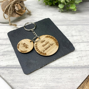'This Daddy is loved by..' Keyring