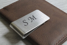 Load image into Gallery viewer, Personalised Money Clip Engraved With Initials
