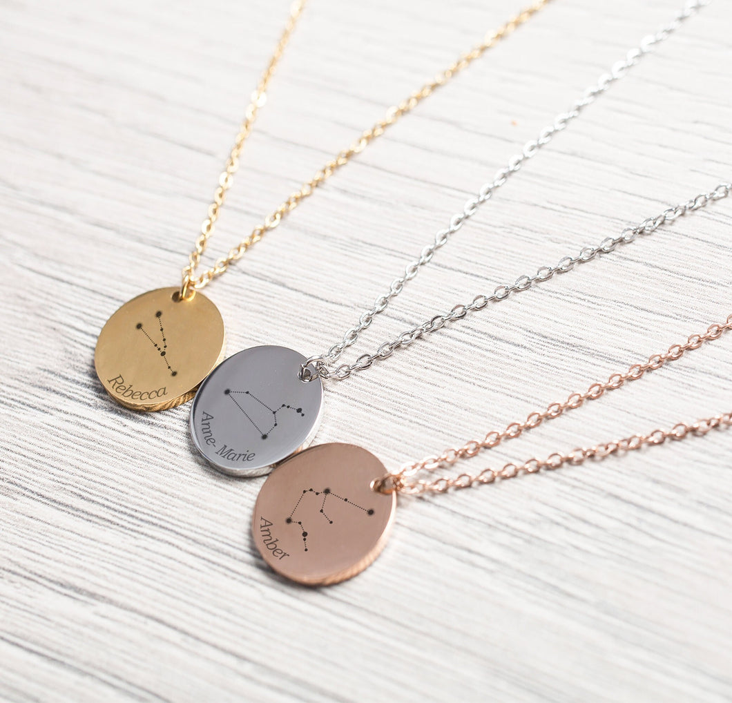 Constellation Necklace With Name