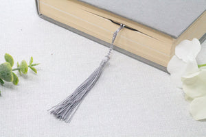 Personalised Bookmark With Tassels - Engraved Gift for Partner, Booklover, Boyfriend, Girlfriend