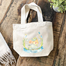 Load image into Gallery viewer, Personalised Easter Treat Bag - Little Lamb Design - Canvas Gift Bag - Easter Egg Hunt
