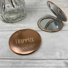 Load image into Gallery viewer, Personalised Compact Mirror
